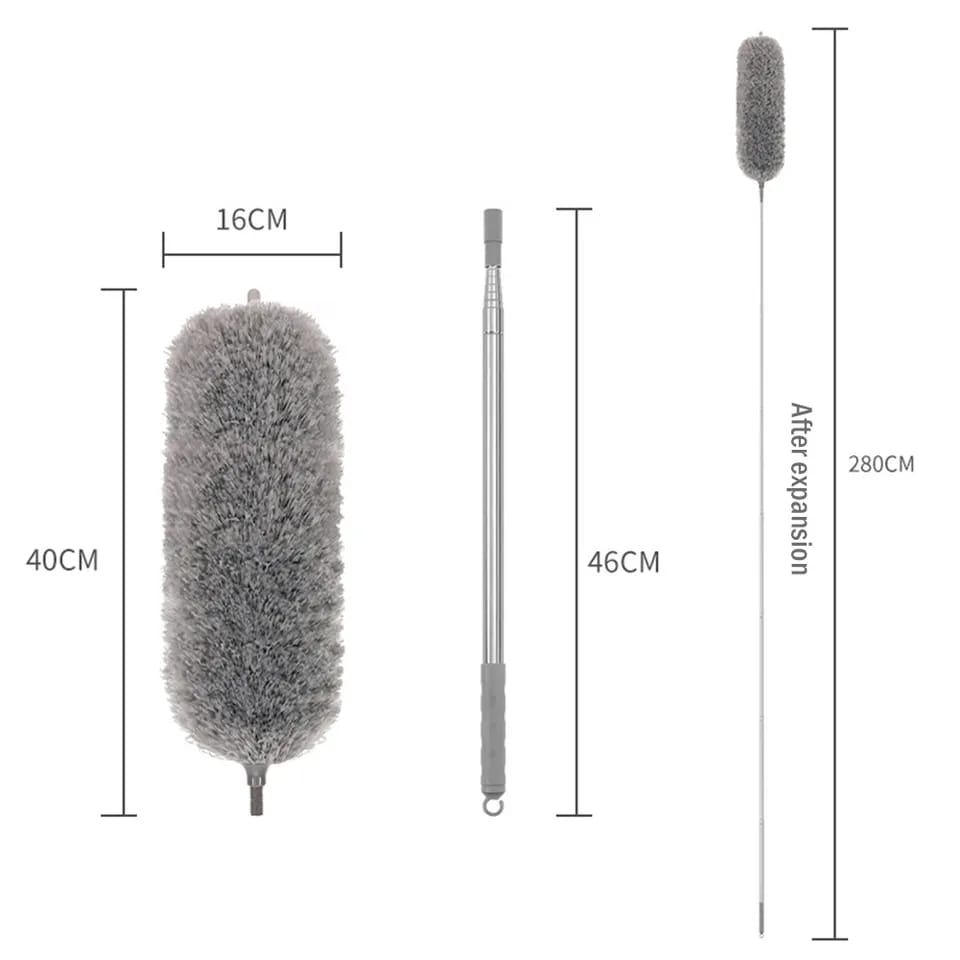 280cm Telescoping Duster, Extendable Microfiber Duster