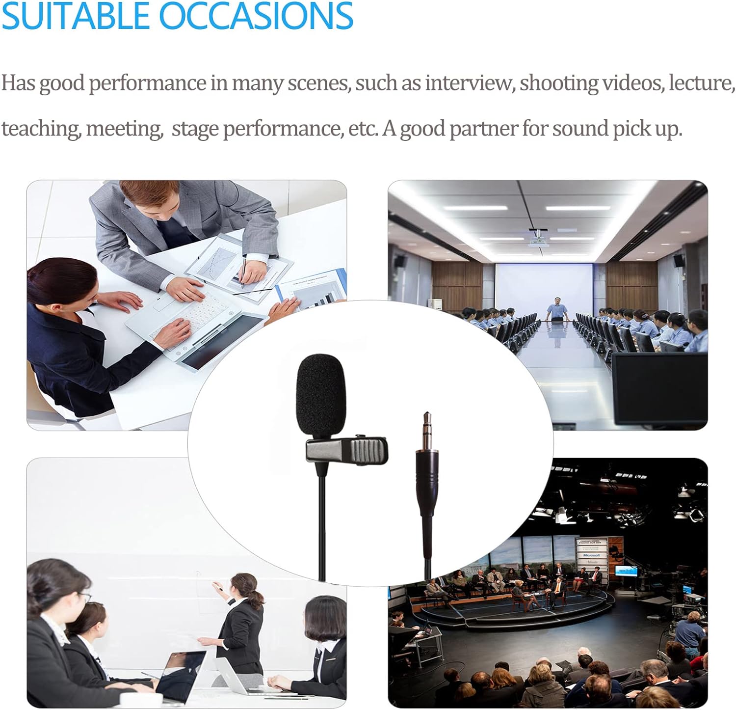 Pure Vocal Omni-Directional Clip-On Microphone – Professional Hands-Free clarity