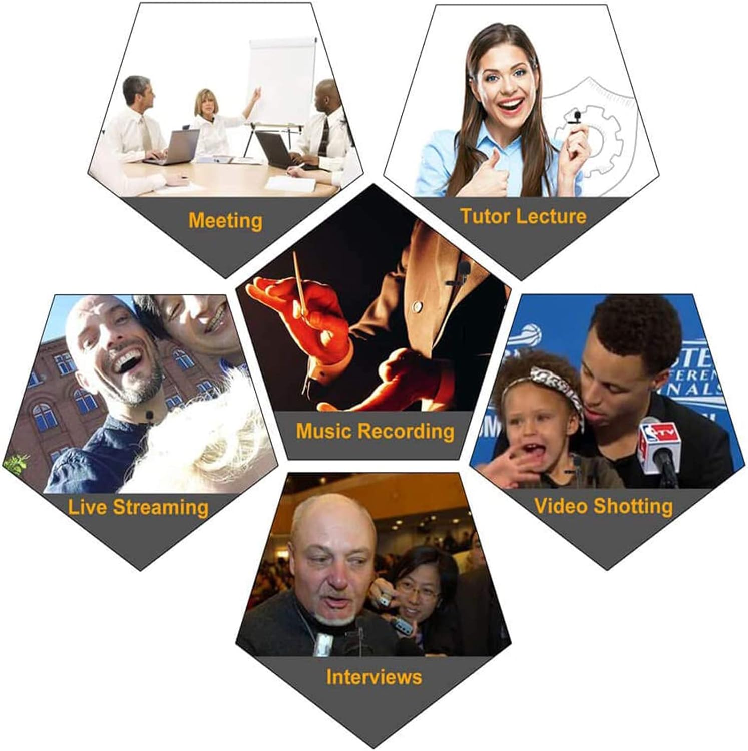 Pure Vocal Omni-Directional Clip-On Microphone – Professional Hands-Free clarity