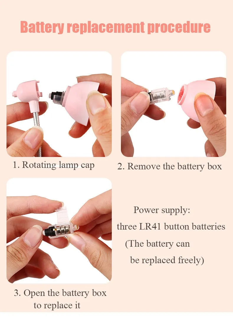 Portable Mini LED Clip-On Reading Light ✨📖