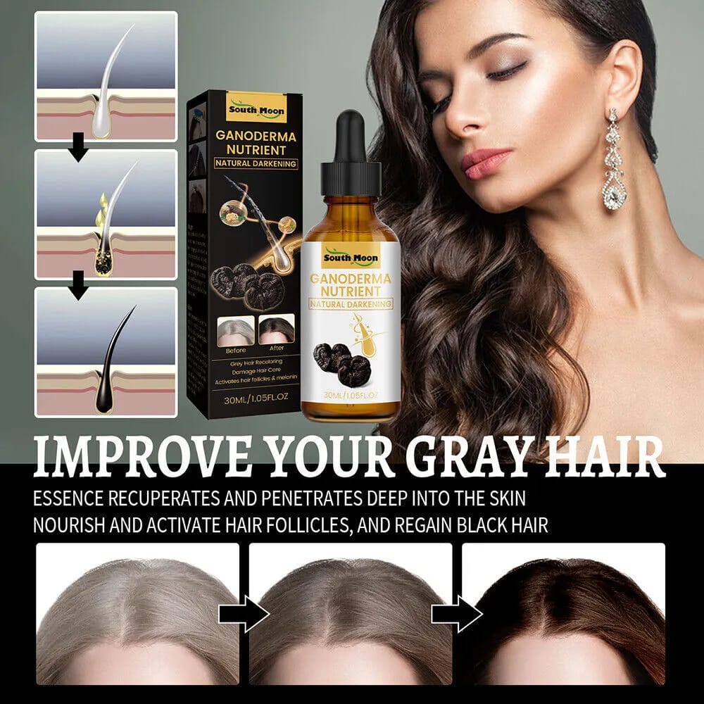 Ganoderma Nutrient Hair Essence – Natural Darkening & Hair Recovery