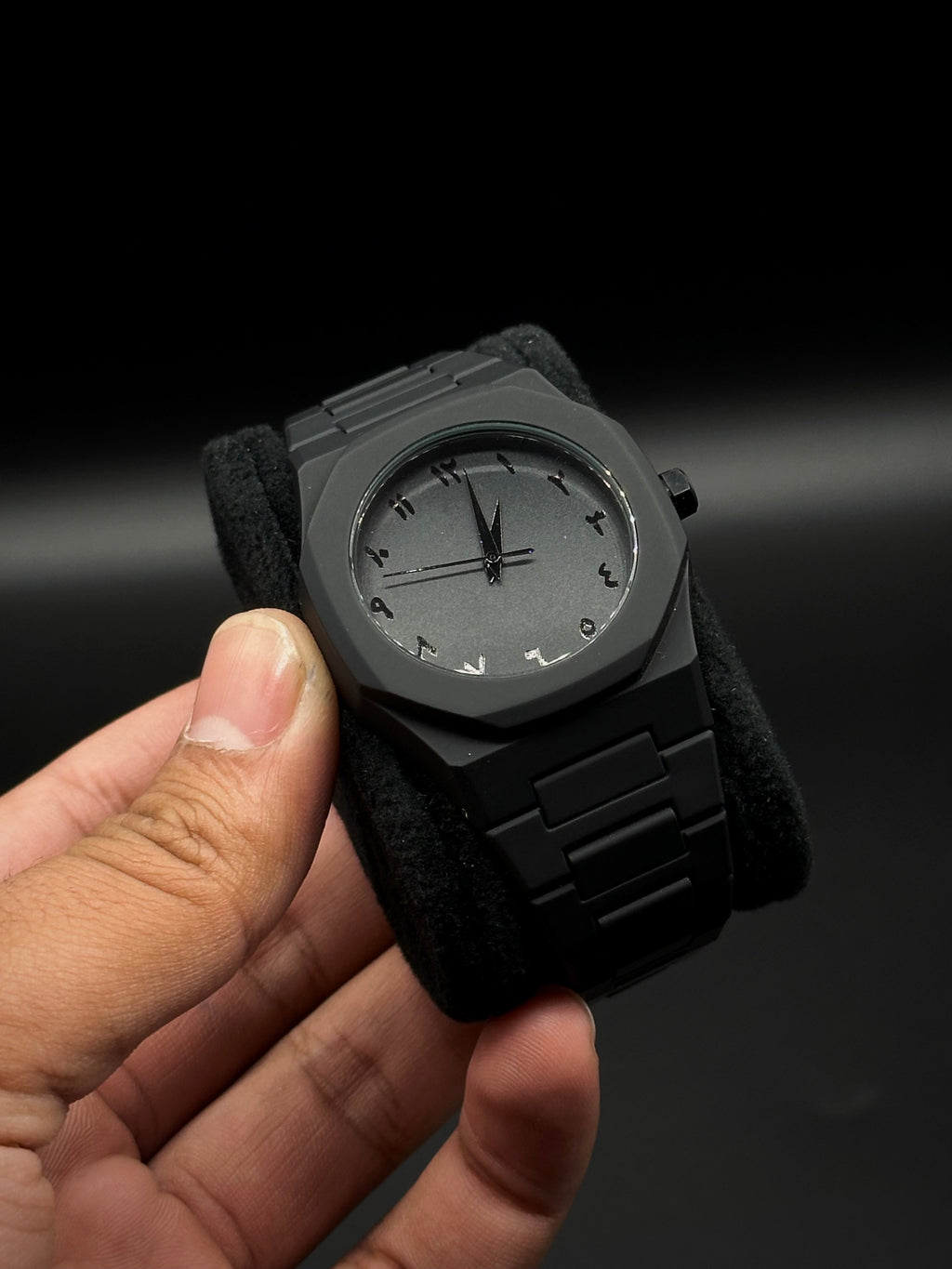 Full BLACK AURA Quartz Watch – Lightweight Design, , Premium Quality & Finish - Best Quality Analog Watch For Boys - Watch For Men | Full Black Color Watch