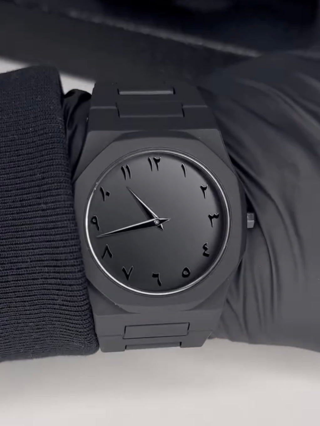 Full BLACK AURA Quartz Watch – Lightweight Design, , Premium Quality & Finish - Best Quality Analog Watch For Boys - Watch For Men | Full Black Color Watch