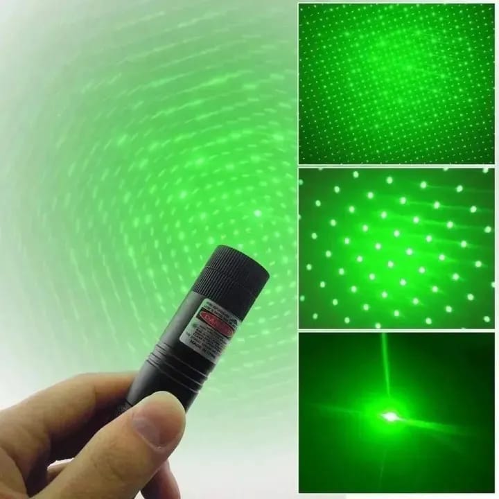 Professional Green Laser Pointer 303 – High Power Long Range Beam with Adjustable Pattern & Rechargeable Battery 🔦✨