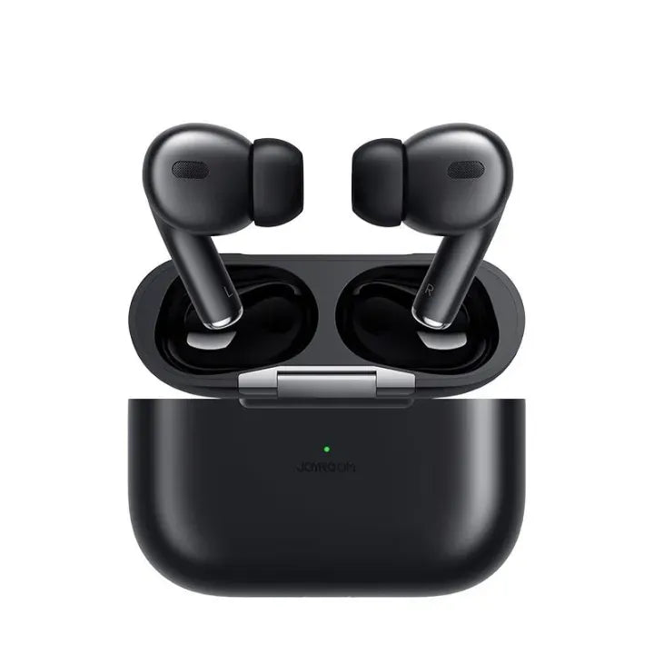 Premium Matte Black Wireless Earbuds – Active Noise Cancellation & Deep Bass High-Fidelity Sound 🎧