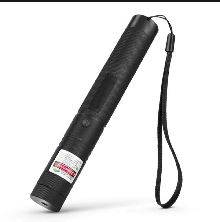 Professional Green Laser Pointer 303 – High Power Long Range Beam with Adjustable Pattern & Rechargeable Battery 🔦✨