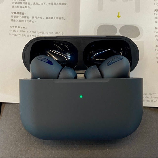 Premium Matte Black Wireless Earbuds – Active Noise Cancellation & Deep Bass High-Fidelity Sound 🎧