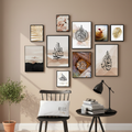Divine Serenity – 9-Piece Islamic Gallery Wall Set