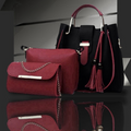 Regal Elegance – 3-Piece Premium Handbag, Shoulder Bag & Evening Clutch Set 👜✨