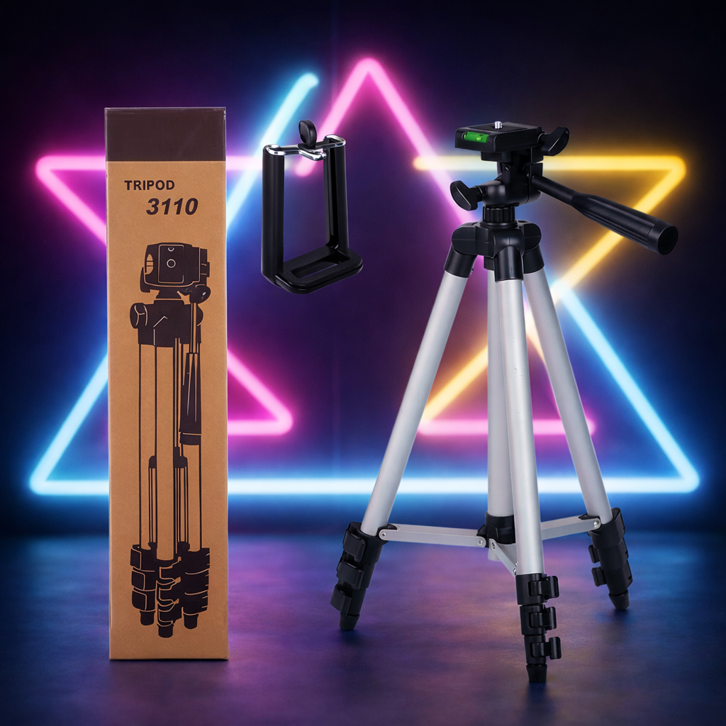Pro-Streamer 3110 Adjustable Tripod Kit – Ultra-Light Stability for Creators