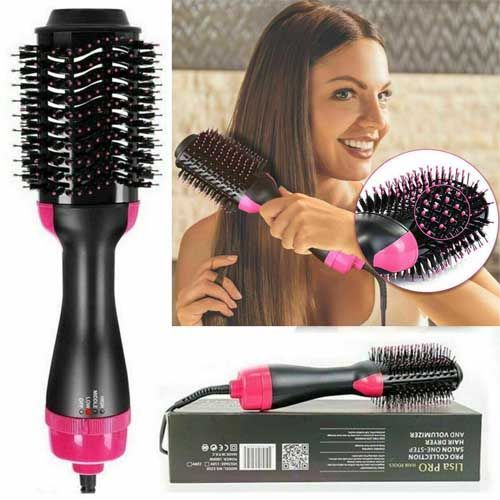Professional Salon-Style Hair Dryer & Volumizer Styler Brush