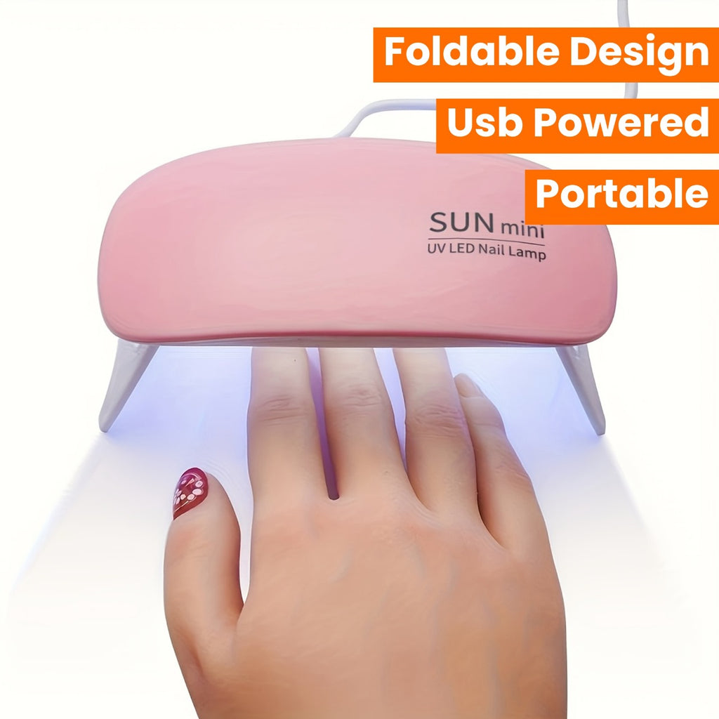 "Mini UV Nail Lamp 6w With Trimmer"
