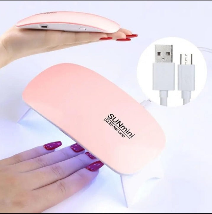 "Mini UV Nail Lamp 6w With Trimmer"