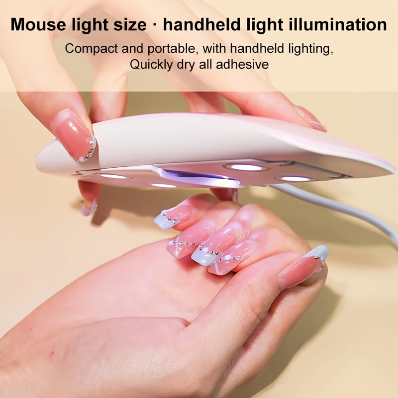 "Mini UV Nail Lamp 6w With Trimmer"