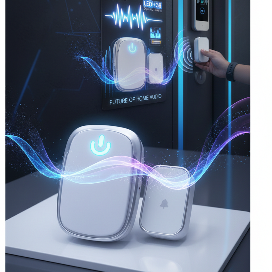 Luckarm Wireless Digital Doorbell – High Quality & Easy Installation