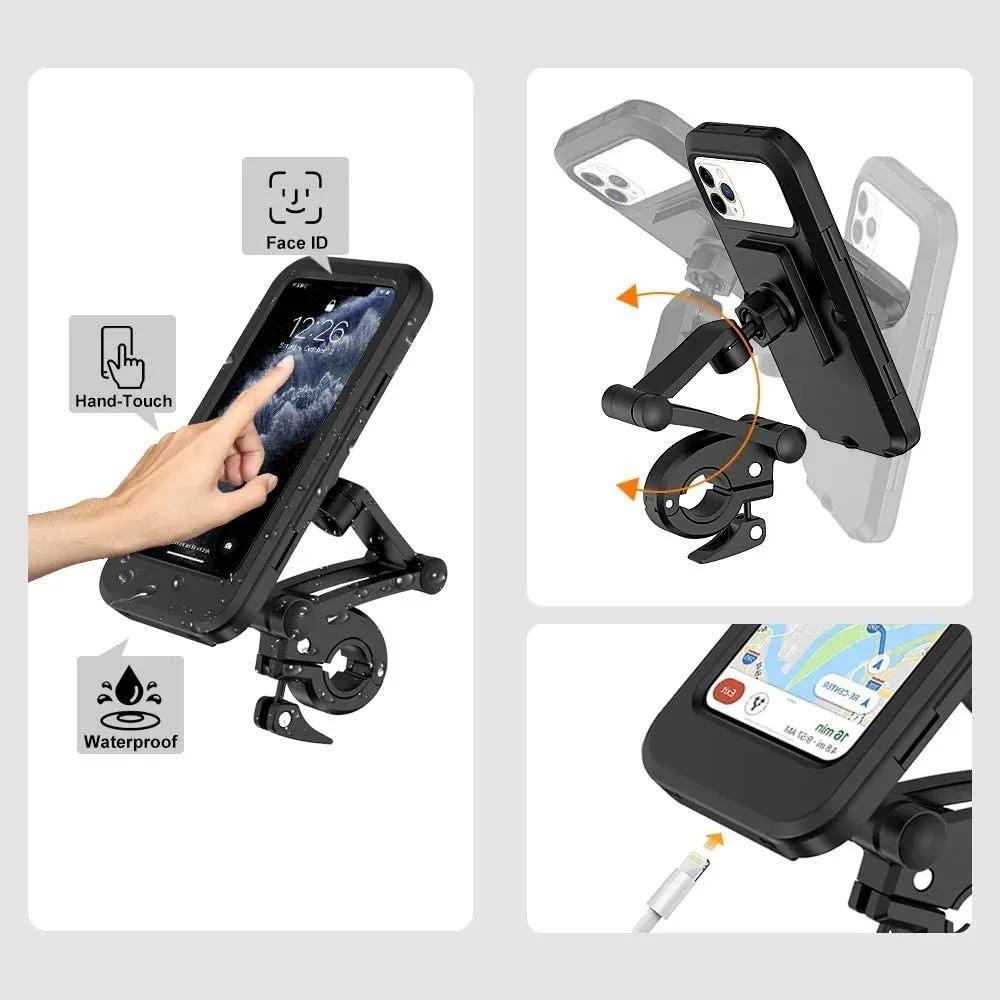 Waterproof Pro – 100% Waterproof Touch Screen Bike Phone Mount