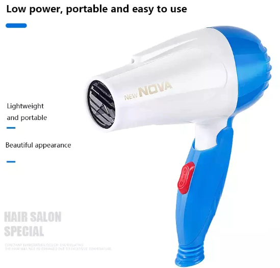 Nova Professional Mini Foldable Hair Dryer
