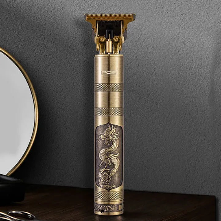 T9 Trimmer - Vintage T9 Gold Hair Trimmer - Premium Body Dragon Shape T9 Hair Trimmer Plastic Body