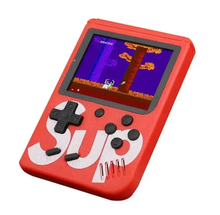 SUP Player Game Console | 400 in 1 Handheld Retro | 3" LCD Screen | Rechargeable Battery | TV Compatible (Random Colour)