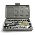 40 PCS Combination Socket Wrench Set – Complete Mechanical Tool Kit for Home, Garage & Automotive Repair