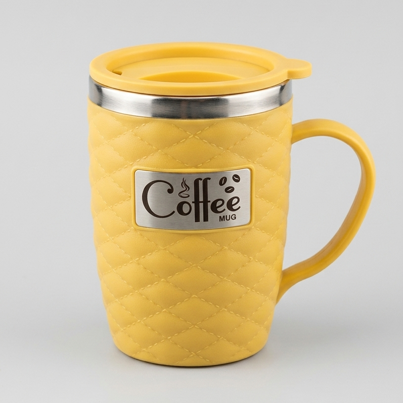 Eco Sip Stainless Steel Coffee Mug 400ml – Insulated Travel Cup BPA Free