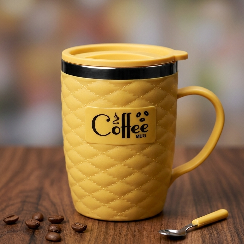 Eco Sip Stainless Steel Coffee Mug 400ml – Insulated Travel Cup BPA Free