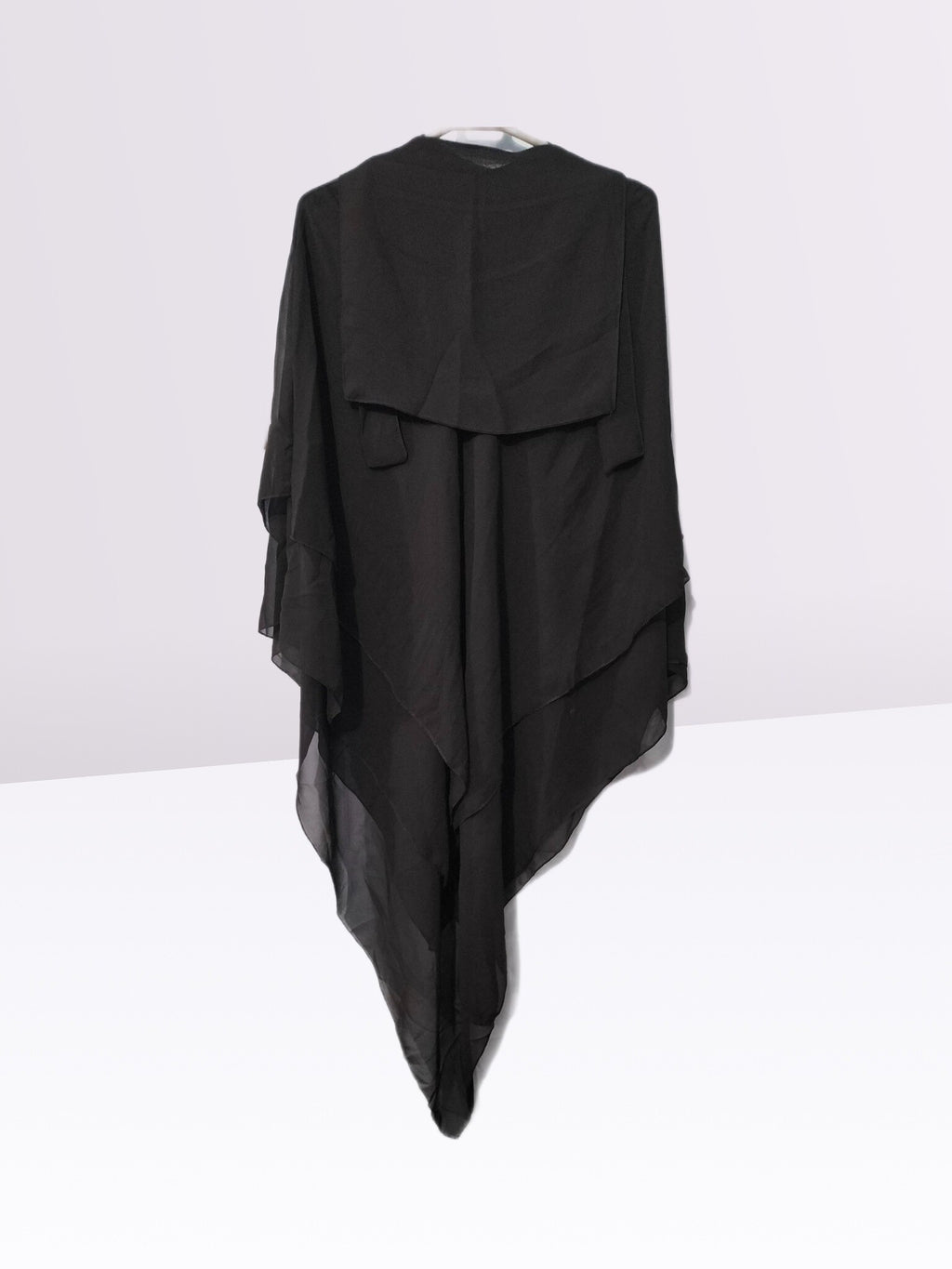 3 Layer Khimar Hijab Set with Niqab – Imported Chiffon 2 Piece Set