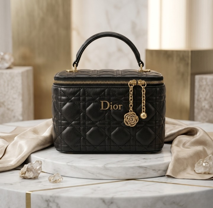 Imported Synthetic Leather Beauty Bag For Beautiful Girls