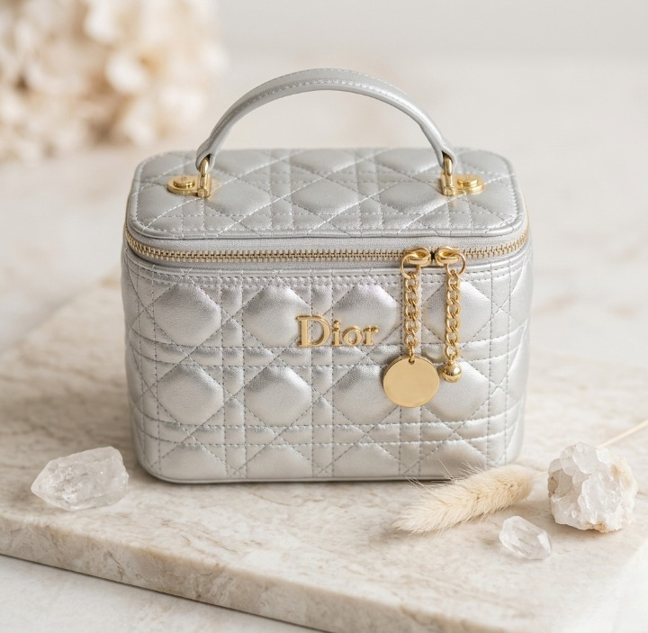 Imported Synthetic Leather Beauty Bag For Beautiful Girls