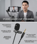 Pure Vocal Omni-Directional Clip-On Microphone – Professional Hands-Free clarity