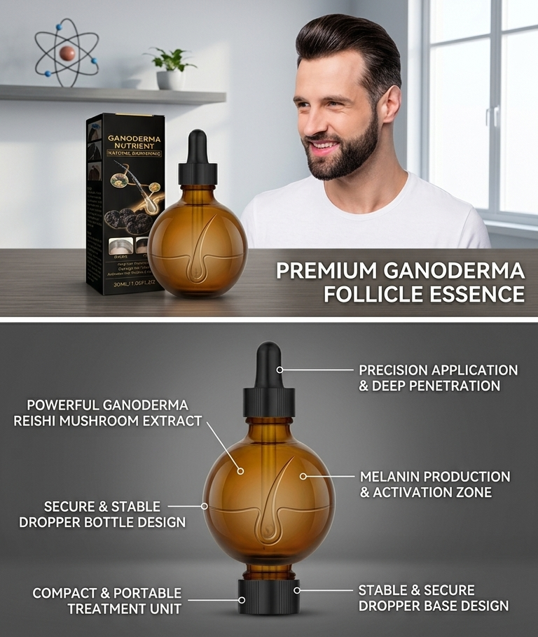 Ganoderma Nutrient Hair Essence – Natural Darkening & Hair Recovery