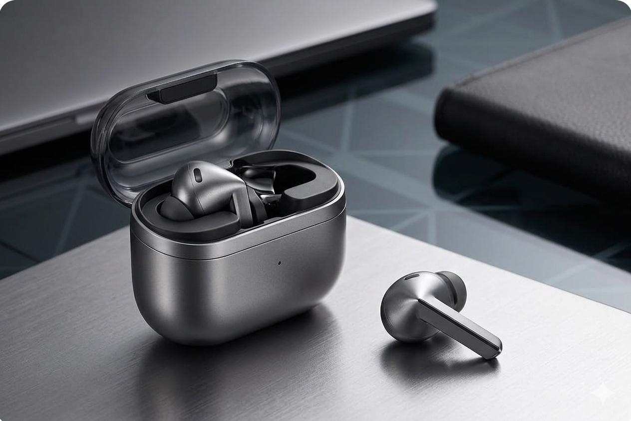 Samsung Galaxy Buds Pro – Noise Cancelling True Wireless Bluetooth Earbuds – Hi-Fi Sound, 360 Audio, Enhanced ANC & Wireless Charging Case – Titan Gray