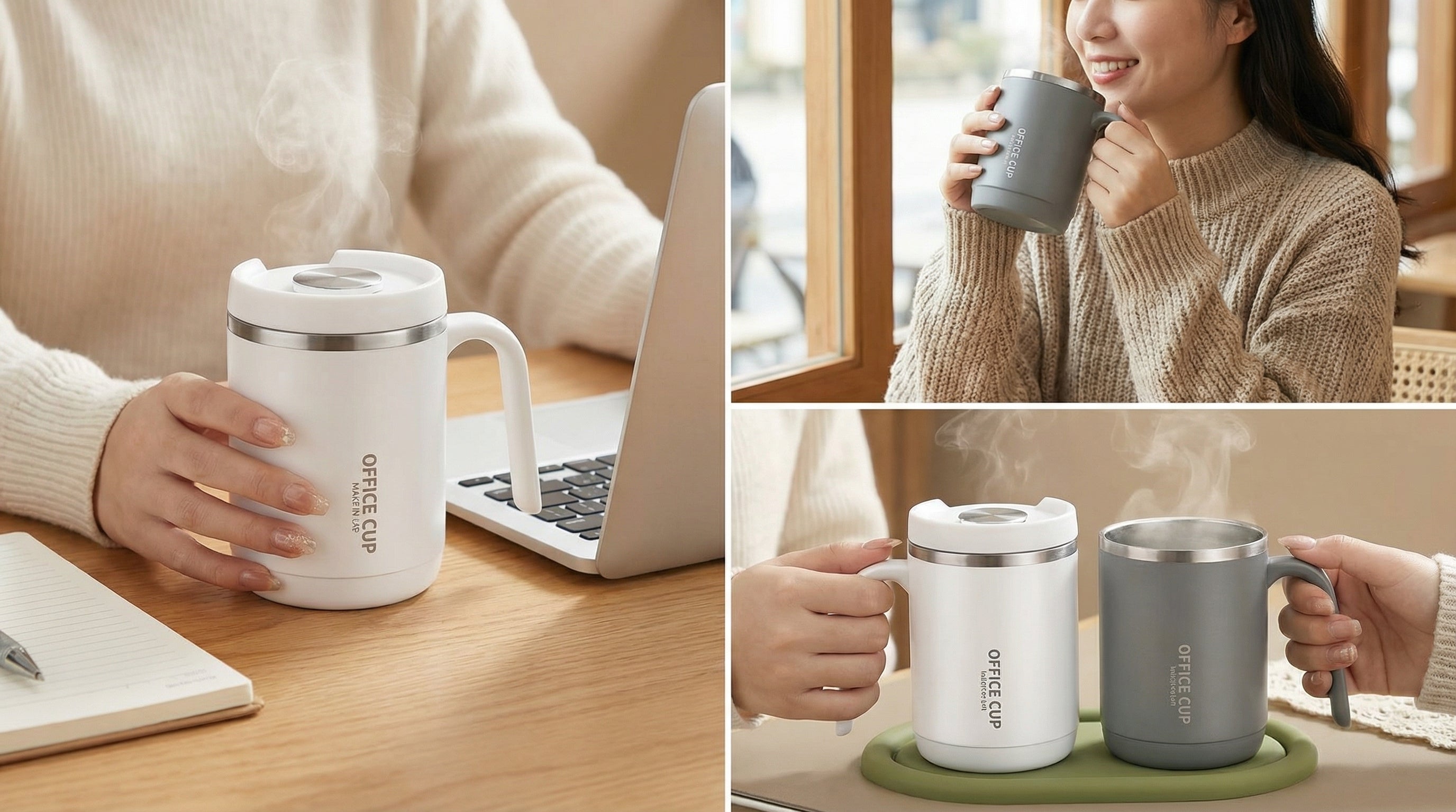 Office Elite – Premium Insulated Thermal Mug with Secure Lid