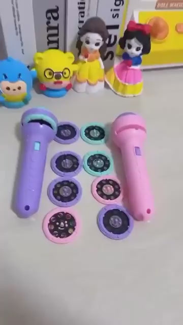 Children’s Slide Projector Torch With 1 Reels | Dinosaur & Animal Patterns | Bedtime Night Light | Educational Toy