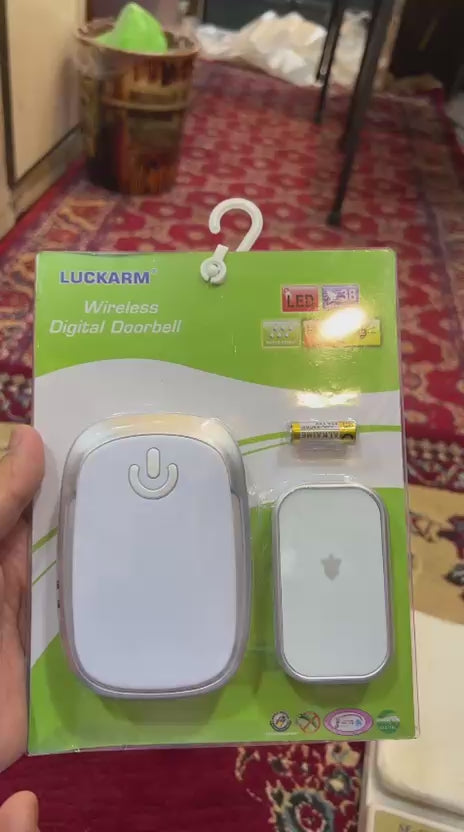 Luckarm Wireless Digital Doorbell – High Quality & Easy Installation
