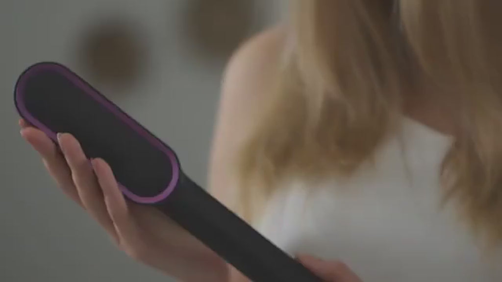 SilkPro Elite – Ceramic Ionic Hair Straightener Brush 💁‍♀️✨