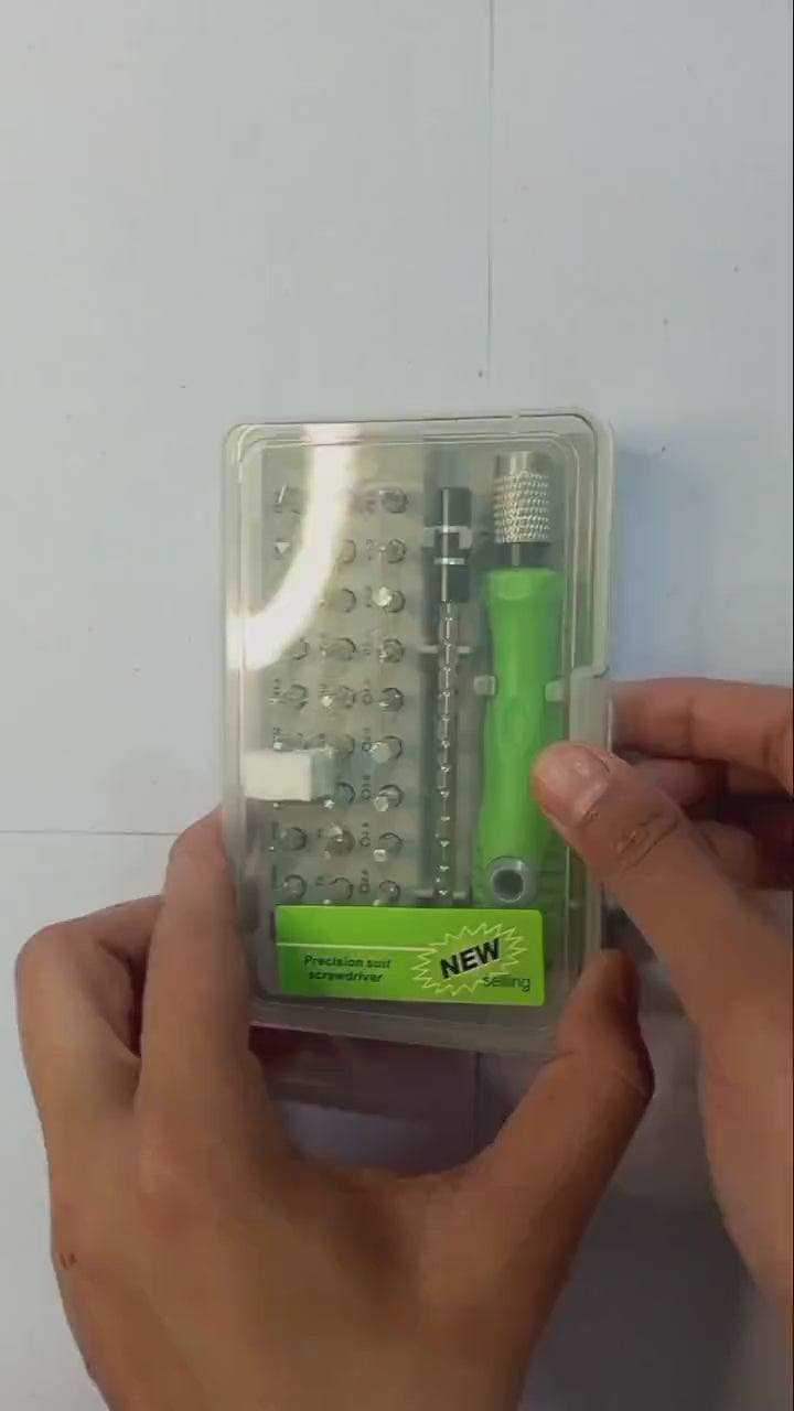 32 in 1 Precision Screwdriver Set with Handle – Multi-Bit Repair Tool Kit