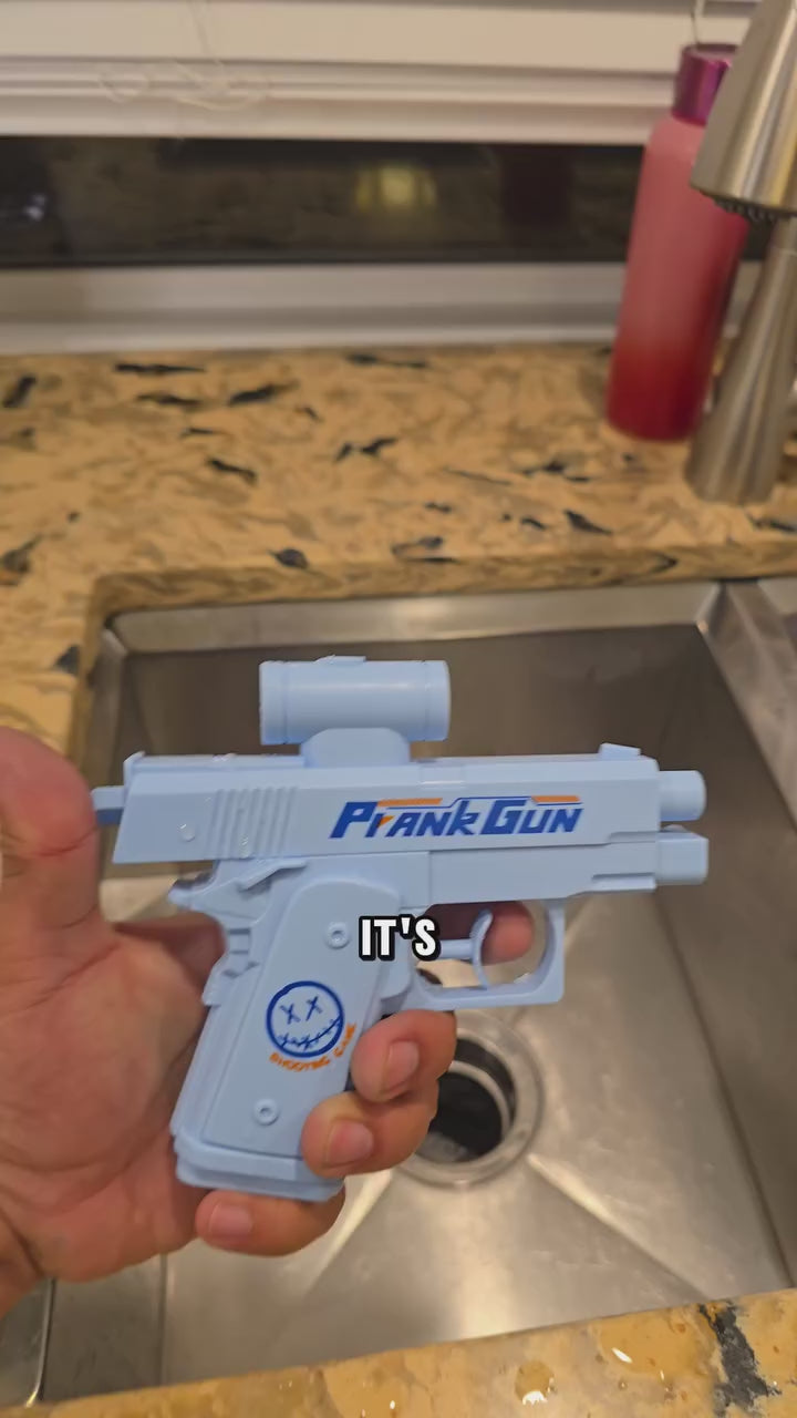 Funny Double-Sided Reverse Water Gun – Mini Tactical Prank Sprayer Toy for Kids & Adults | Summer Pool & Beach Water Fight Blaster