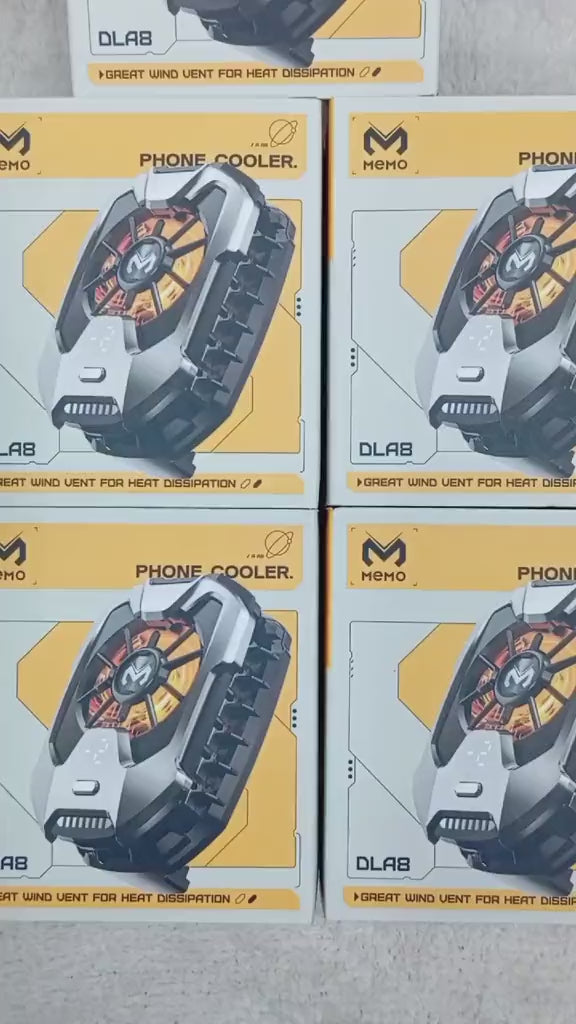Memo DLA8 Phone Cooler with Real-Time Temperature Display