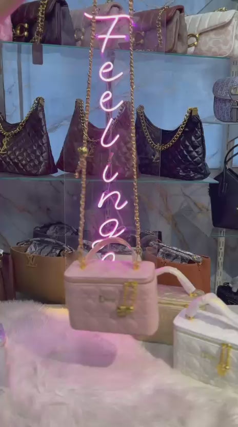 Imported Synthetic Leather Beauty Bag For Beautiful Girls